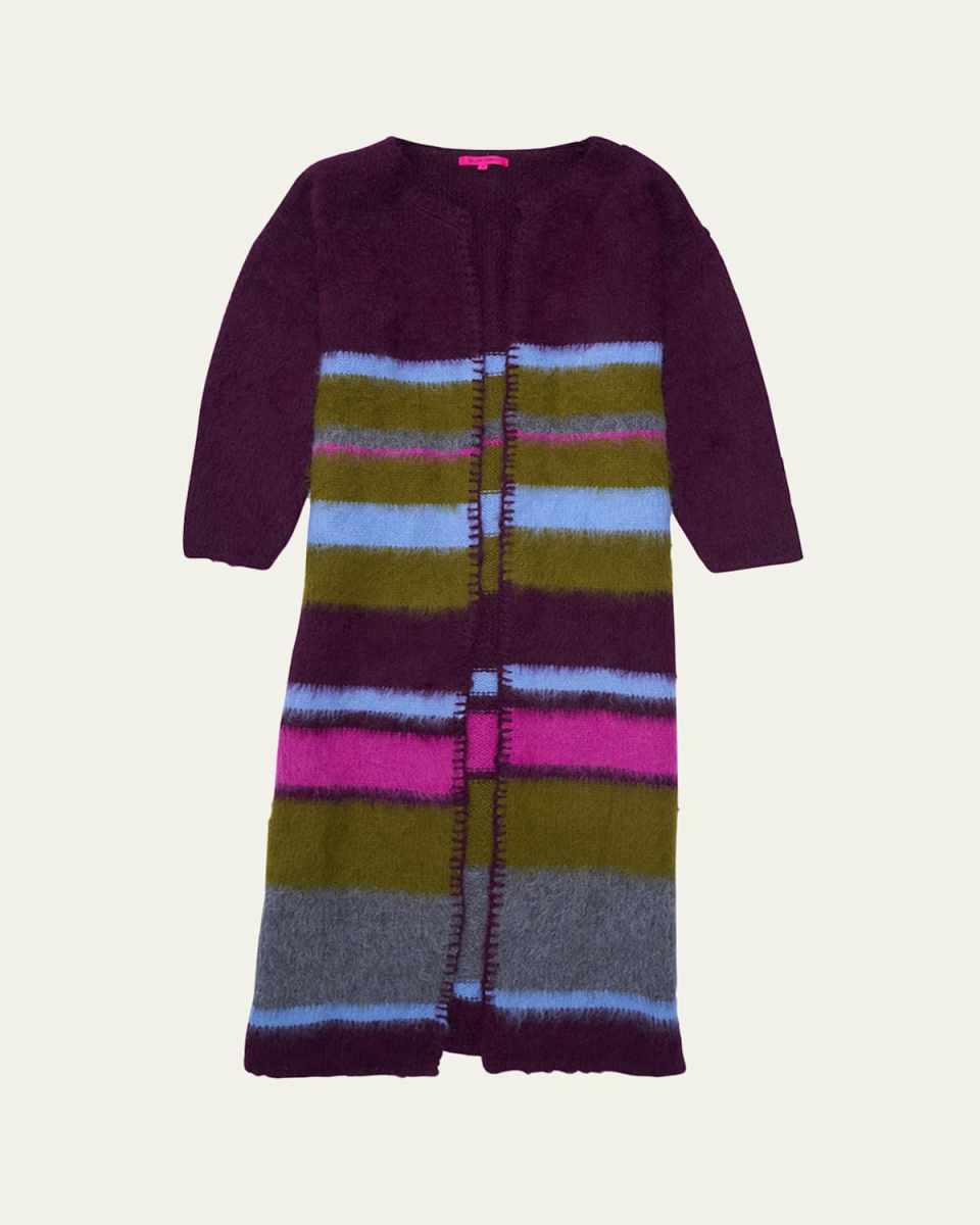 Thistle Stripe Alpaca Duster